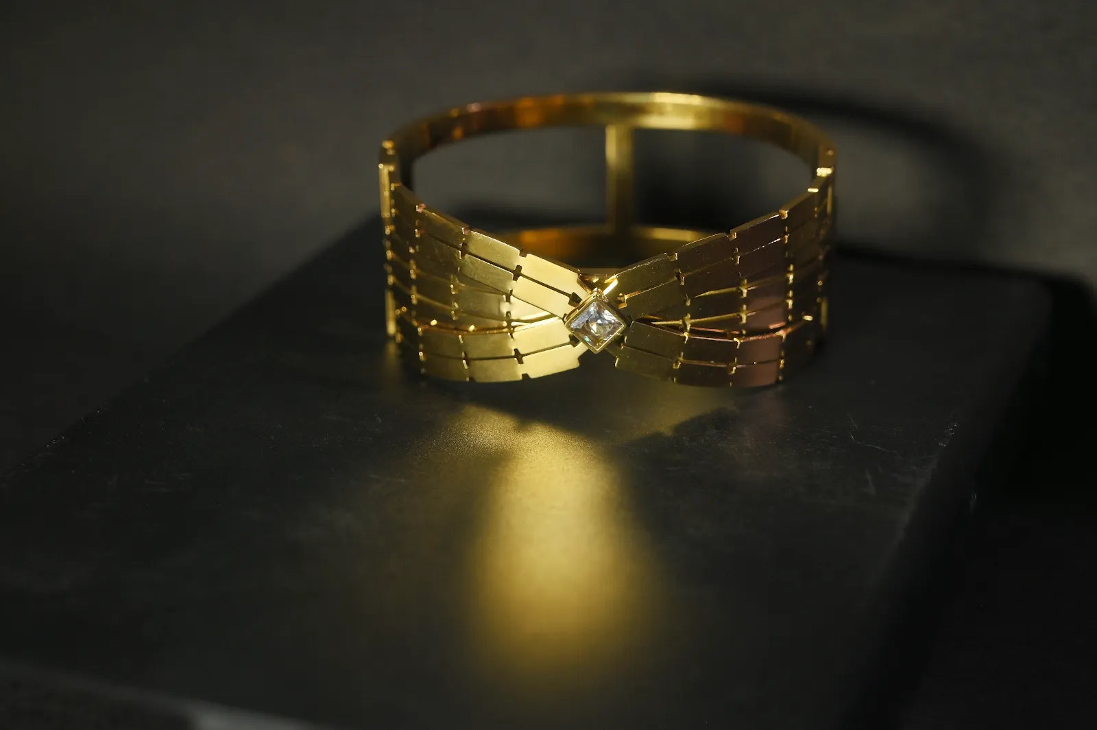 Golden Bow Cuff