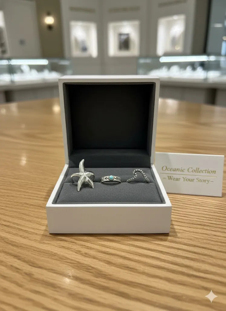 Trinaari Silver Grace Ring Set