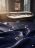 Evil Eye Halo Necklace