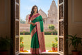 Mayuri Emerald Bridal Banarasi Saree