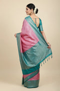 Pratibha Pink Green Banarasi Silk