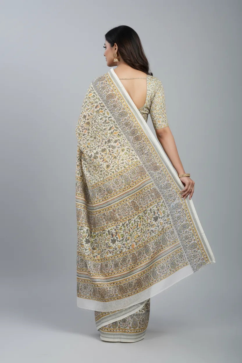 Lavanya Soft Peach Banarasi